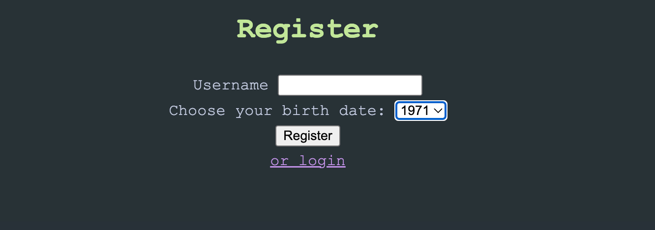Imagen con el registro del reto