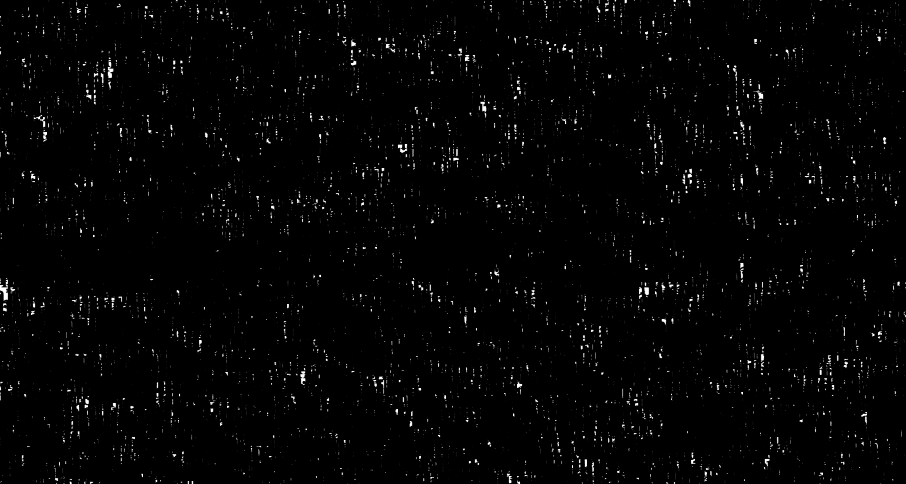 Screenshot Reto Hi, solo se ve una pantalla abstracta blanca y negra
